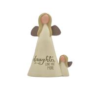 Feather & Grace Hand Painted Resin Decorative Figurine - Daughter Love You More