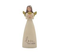 Feather & Grace Hand Painted Resin Decorative Figurine - Love You More