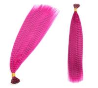 Feather Hair Extensions,Feather Hair Extension Colored Feather Hair Extensions Synthetic 16inch 20Pieces/Pack Blue Colour Pink For Women Fake Hair (Color : 6, Size : 16inches-40cm)(5)
