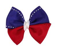 Feather Hair Fascinator Headband Independence Day Star Hair 4th Of July Plastic Patriotic Party Party Props (Red, One Size)