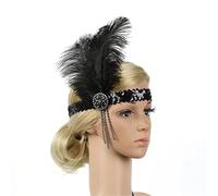 Feather Headband Women Hairband Headpiece Feather Headband Headdress Vintage(Color20)