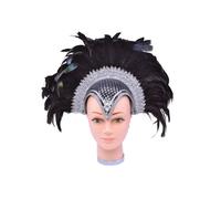 Feather Headpiece Showgirl Burlesque Performance Show Fancy Dress Accessory