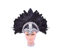Feather Headpiece Showgirl Burlesque Performance Show Fancy Dress Accessory