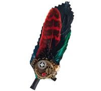 Feather Lapel Pin,Multifunctional Brooch Pins,Hat Feathers,Feather Pin for Hat,Assorted F/eather for Fedora Ha/ts,Fe/ather Brooch,Small Feathe/rs for H/ats,Fe/athers Accessories,Men Vintage Corsage,#A