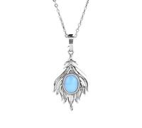 Feather Necklace For Men Women Natural Healing Crystal Necklace Boho Hippie Indian Wings Pendant Long Chain 24'' Energy Jewellery Gifts For Girls Ladies Created Opal