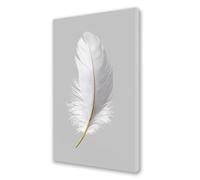 Feather Paint by Numbers for Adults,Simplicity Painting by Numbers Kits Children or Beginner,DIY Canvas Adult Crafts Oil Painting with Paint Acrylic Drawing Paintwork 50x100 cm Without Frame L845