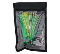 Feather Rig Squid Tuna Daisy Chain for Big Game Fishing Rigged Saltwater Deepwater Jigging 150mm 210g (C1)