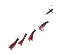 Feather Rig Trolling Lure with Squid Daisy Chain, 150mm 210g Metal Plastic Bait for Saltwater Big Game Fishing, Tuna Marlin for WAHOO Sailfish(C3)