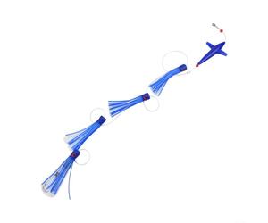 Feather Rig Trolling Lure with Squid Daisy Chain, 150mm 210g Metal Plastic Bait for Saltwater Big Game Fishing, Tuna Marlin for WAHOO Sailfish(C2)