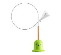 Feather Rod Cat Toy - Suction Cup Kitten Interactive Toy, Portable Cat Feather Interactive Teaser - With Bell for Cat Will Be Enthusiastic, Cat Toys Kitten Training