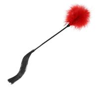Feather Sex Whip Bondage Spanking Paddle Play Tickled Whip Fetish Sex Toys for Woman Couples Adult Games Exotic Accessories Red One Size