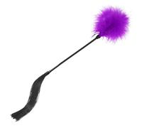 Feather Sex Whip Bondage Spanking Paddle Play Tickled Whip Fetish Sex Toys for Woman Couples Adult Games Exotic Accessories Purple One Size