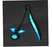 Feather-Shaped Bookmarks Metal Bookmarks Practical Night Luminous Book Page Markers Reading Accessories Creat Stationery, BookmarksDurability