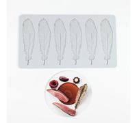 Feather Silicone Mould, Lace Mold for Cake Decoration Lace Mould for Cake Decorating Baking Molds Fondant