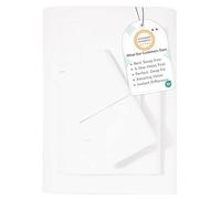 Feather & Stitch 500 TC Twin Size Damask Bed Sheet Set, 100% Cotton Soft Breathable Bedsheets, 3 Piece 18" Deep Pockets Sateen Weave Striped Bedding Mattress Resort Hotel Luxury- (Solid White, Twin)