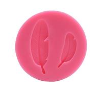 Feather Texture Cake Decor Molds Fondant Cake Food Grade Silicone Baking Tools Sugar Mold Chocolate Fondant Mold Feather Texture Cookie Silicone