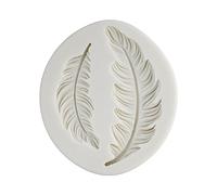 Feather Texture Cake Decor Molds Fondant Cake Food Grade Silicone Baking Tools Sugar Mold Chocolate Fondant Mold Feather Texture Cookie Silicone