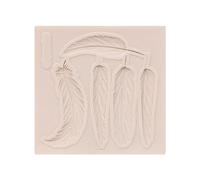 Feather Texture Cake Decor Molds Fondant Cake Food Grade Silicone Baking Tools Sugar Mold Chocolate Fondant Mold Feather Texture Cookie Silicone