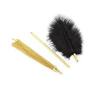 Feather Tickler Soft Sensory Toy for Couples Lightweight Flirting Prop Teasing Feather Wand for Foreplay Intimate Role Play Accessory Sexy Game Gift for Lovers Valentine’s Day Romantic Nights(D1)
