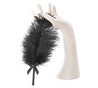 Feather Tickler Soft Sensory Toy for Couples Lightweight Flirting Prop Teasing Feather Wand for Foreplay Intimate Role Play Accessory Sexy Game Gift for Lovers Valentine’s Day Romantic Nights(B2)