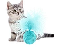 Feather Toys for Indoor Cats,Kitten Training Toy - Cat Feathers Toys Interactive Cat Toys with Feathers for Indoor Outdoor Cat Exercise