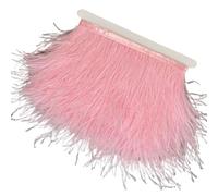 Feather Trim Ostrich Feathers Trim 13-18CM 5-7inch Feather Plumes Ribbon(14,6 Meters)