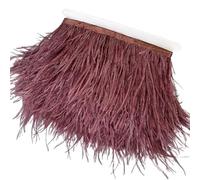Feather Trim Ostrich Feathers Trim 13-18CM 5-7inch Feather Plumes Ribbon(25,6 Meters)