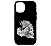 Feathered Aztec Skull Maya Mexican Mayan Indigenous Azteca Case for iPhone 12/12 Pro
