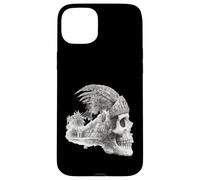 Feathered Aztec Skull Maya Mexican Mayan Indigenous Azteca Case for iPhone 15 Plus