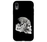Feathered Aztec Skull Maya Mexican Mayan Indigenous Azteca Case for iPhone XR