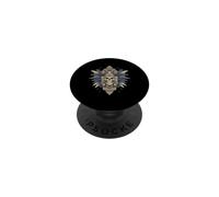 Feathered Aztec Skull Maya Mexican Mayan Indigenous Azteca PopSockets Adhesive PopGrip