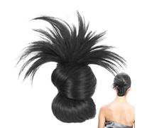 Feathered Bun Clip - Messy Wig Hairpiece, Soft Messy Bun Wigs, Lightweight & Natural | Comfortable Everyday Hair Accessory for Women, Girls, Friends, Colleagues