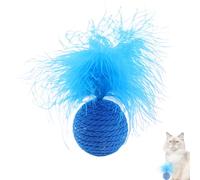 Feathered Cat Ball Toy - Feathered Cat Ball - Toy Kitten Training - Toys - Feather Ball Cat Mochi - Yao Invitation Play and - Gi Colors That Attract Iiochi of Interactive for Kekko