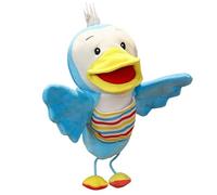Feathered Duck Puppet - Soft Animation Prop, Soft And Cozy roleplayy Stuffed Entertainer | 30 Cm Cotton Friend With Washable Interior, Home Décor Cuddle Buddy Ideal For Creative Playtime