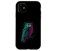Feathered Owl Wise Forest Mystery Moonlight Case for iPhone 11