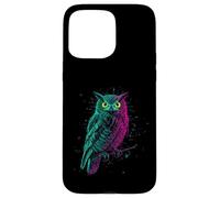 Feathered Owl Wise Forest Mystery Moonlight Case for iPhone 15 Pro Max