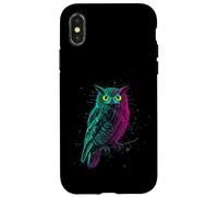 Feathered Owl Wise Forest Mystery Moonlight Case for iPhone X/XS