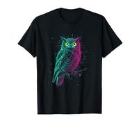 Feathered Owl Wise Forest Mystery Moonlight T-Shirt