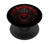 Feathered Serpent Mexican Mythology Quetzalcoatl Aztec God PopSockets Adhesive PopGrip