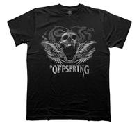 Feathered Winged Skull T-Shirt The Offspring Black L