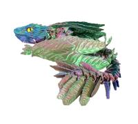 Feathered Wyvern Dragon,3D Printed Dragon, Articulated Dragons with Wings, 3D Printed Toys, Desktop Pet - Perfect for Fantasy Enthusiasts (colorful)