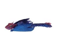 Feathered Wyvern Dragon 3D Printed Dragon Funny Articulated Dragon Decorative 3D Dragon Joint Mobile (Red and Blue)