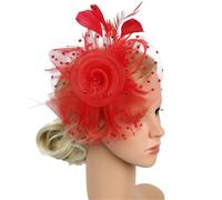 Featheredweight Feathered Bridal Decoration With Comfortable For Wedding Race Day Event Feather Hair Accessories For Bride