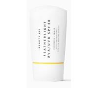 Fēathērlight UVA/UVB SPF 50 Sunscreen + Primer | Fast-Absorbing | For All Skin Types | With Cheromophores, Vitis Vita & DNA Shield+ | 50mL[Imperfect Box]