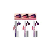 FeatherLock Magic Peel-Off Lip Stain Kit - 12Hr Waterproof Tint, Vegan Formula with Botanical Extracts, Travel-Size Tubes in 3 Nude Shades (11cm/20g)