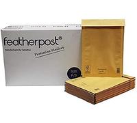 Featherpost Padded Bubble Envelope Mailer Gold/Brown Internal Dimension 230mm x 340mm (Size F / 3, Pack of 100)