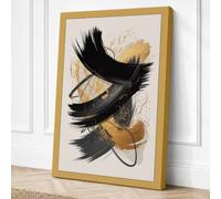 Feathers and Fragments Canvas Wall Art Print 24x16 Inch (61 x 41 cm)