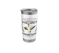 Feathers and Joy - Common Crane Stainless Steel Insulated Tumbler