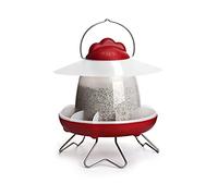 Feathers & Beaky | Chicken Feeder with Flexible Rain Shield | Adjustable legs | Anti-Tip Function | Durable Design (1.3kg capacity)