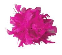 Feathers Corsages 20CM Feather Flower Large Brooch For Women Lady Luxury Personality Lapel Pins Party Wedding Clothing Jewelry for Party(Color 04)